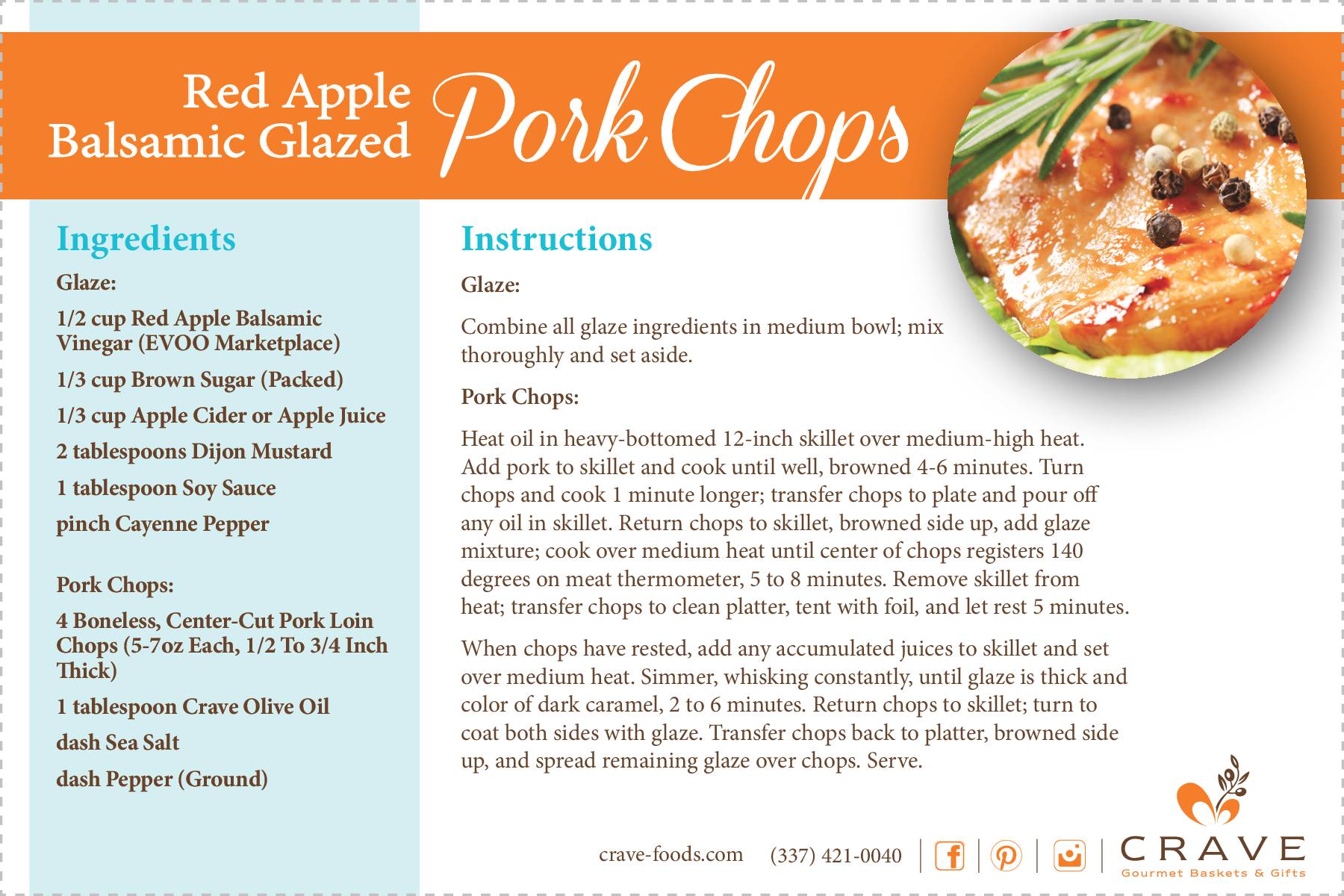 Red Apple Pork Chop